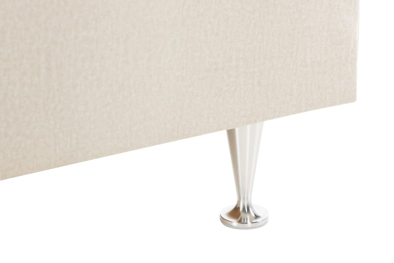 Alessia Komplett Sängpaket med Förvaring LED-belysning 160x200 cm - Biege - Products - Möbler - Säng - Säng med förvaring