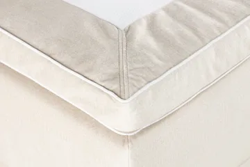 Alessia Komplett Sängpaket med Förvaring LED-belysning 160x200 cm - Biege - Products - Möbler - Säng - Säng med förvaring
