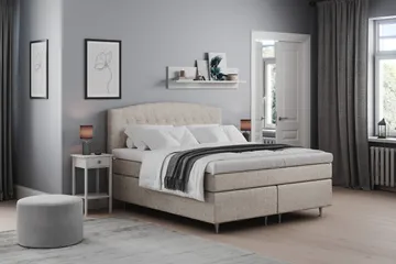 Belda Kontinentalsäng 180x200Fast/Medium - Beige - Products - Möbler - Säng - Kontinentalsäng