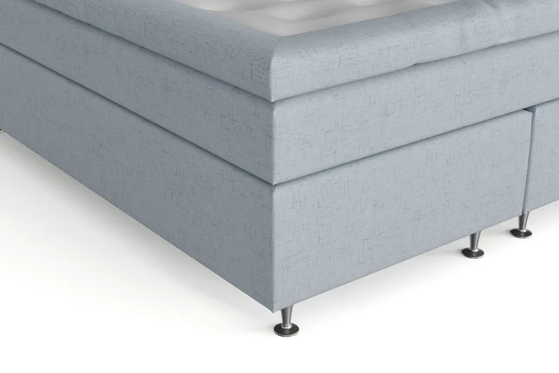 Belda Sängpaket 180x200 Fast/Medium - Ljusblå - Products - Möbler - Säng - Kontinentalsäng