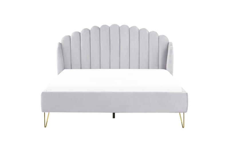 Benicio Sängram 180x200 cm - Grå/Guld - Products - Möbler - Säng - Sängram & sängstomme