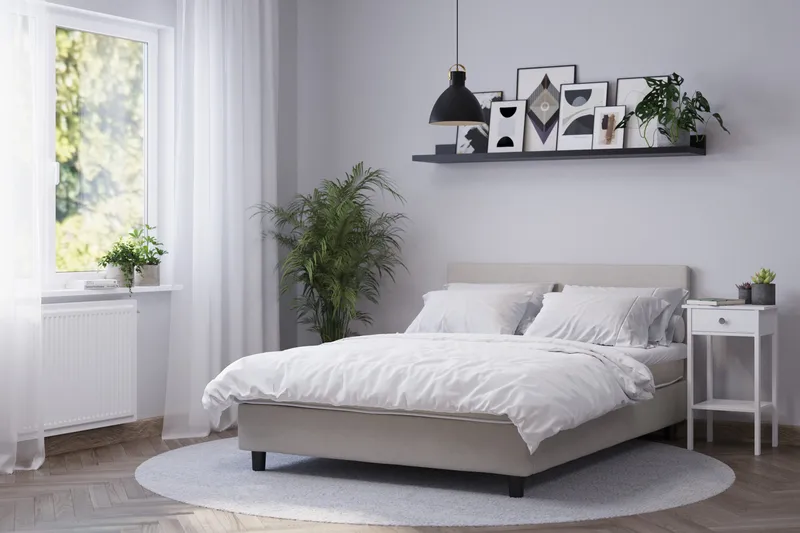 Billingen Komplett Sängpaket 120x200 cm - Beige - Products - Möbler - Säng - Enkelsäng