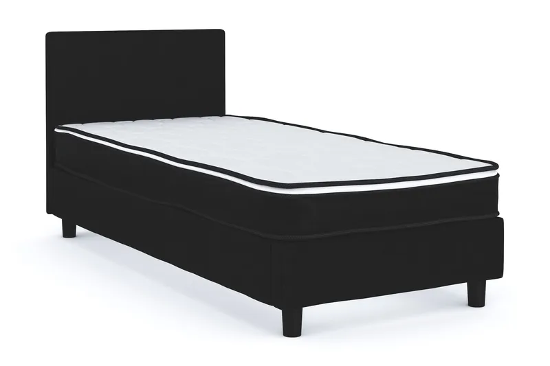 Billingen Komplett Sängpaket 90x200 cm - Svart - Products - Möbler - Säng - Kontinentalsäng