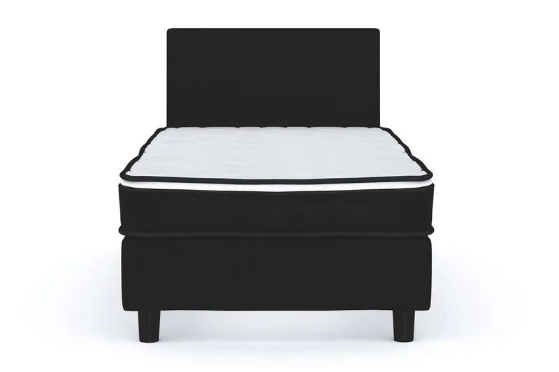 Billingen Komplett Sängpaket 90x200 cm - Svart - Products - Möbler - Säng - Kontinentalsäng
