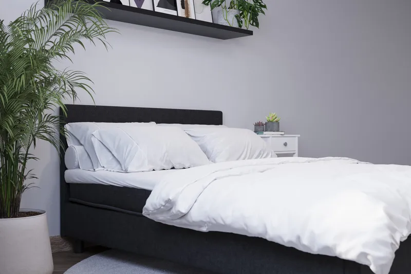 Billingen Kontinentalsäng 120x200 cm - Svart - Products - Möbler - Säng - Kontinentalsäng