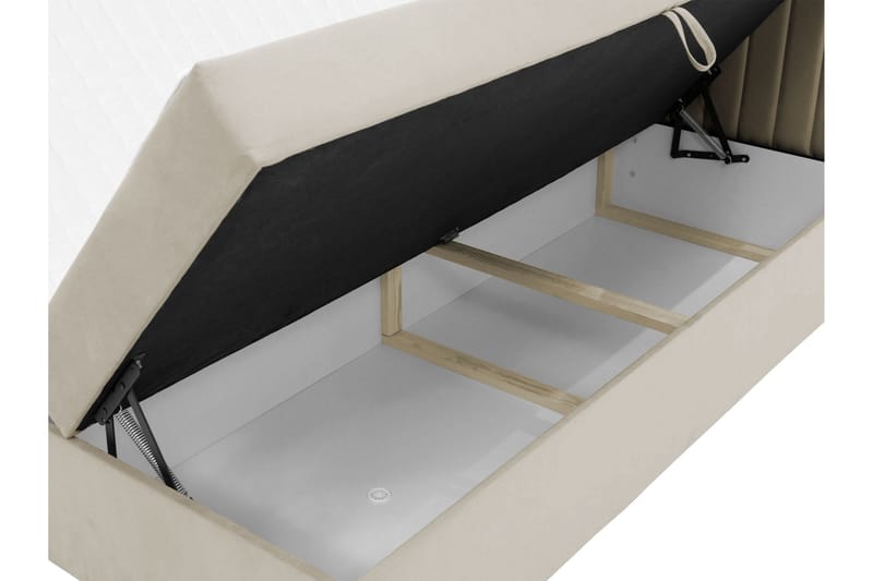 Calrosor Sängpaket Kontinentalsäng med Förvaring 140x200 cm - Grå - Products - Möbler - Säng - Komplett sängpaket