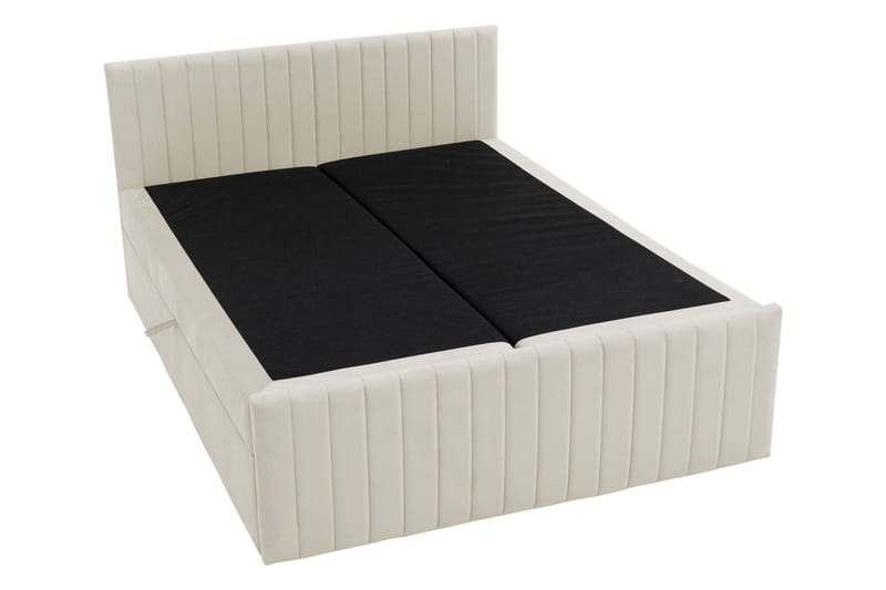 Calrosor Sängpaket Kontinentalsäng med Förvaring 160x200 cm - Grå - Products - Möbler - Säng - Komplett sängpaket