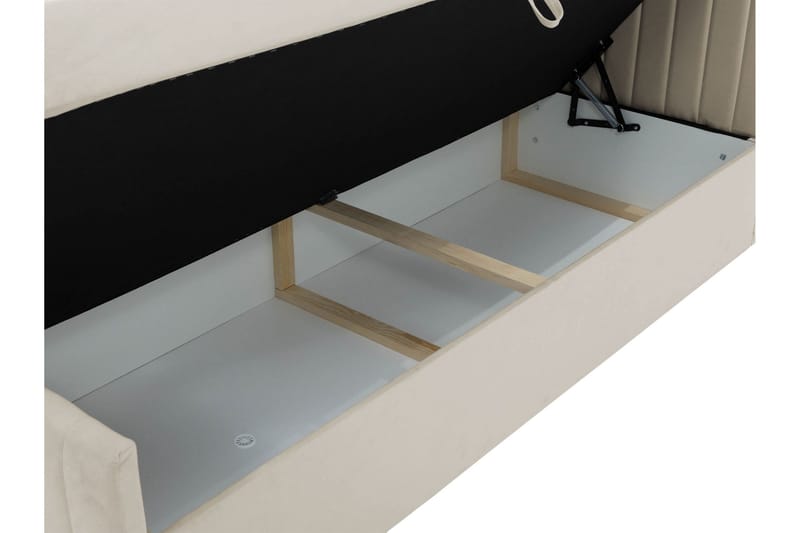 Calrosor Sängpaket Kontinentalsäng med Förvaring 180x200 cm - Beige - Products - Möbler - Säng - Komplett sängpaket