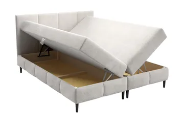 Celestine Förvaringssäng 200x200 cm - Grå - Products - Möbler - Säng - Komplett sängpaket