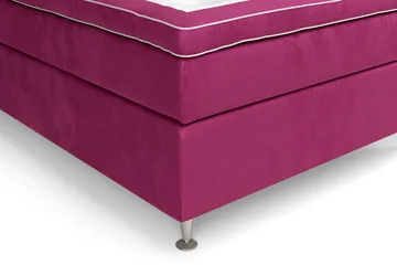 Celine Kontinentalsäng 140x200cm - Rosa/Sammet - Products - Möbler - Säng - Kontinentalsäng