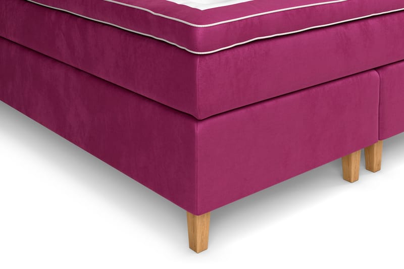 Celine Kontinentalsäng 160x200cm - Rosa/Sammet - Products - Möbler - Säng - Kontinentalsäng