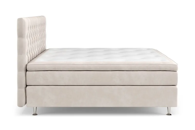 Celine Kontinentalsäng 180x200cm - Beige/Sammet - Products - Möbler - Säng - Kontinentalsäng