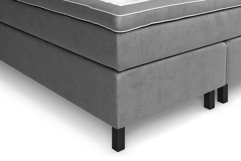 Celine Kontinentalsäng 180x200cm - Grå/Sammet - Products - Möbler - Säng - Kontinentalsäng