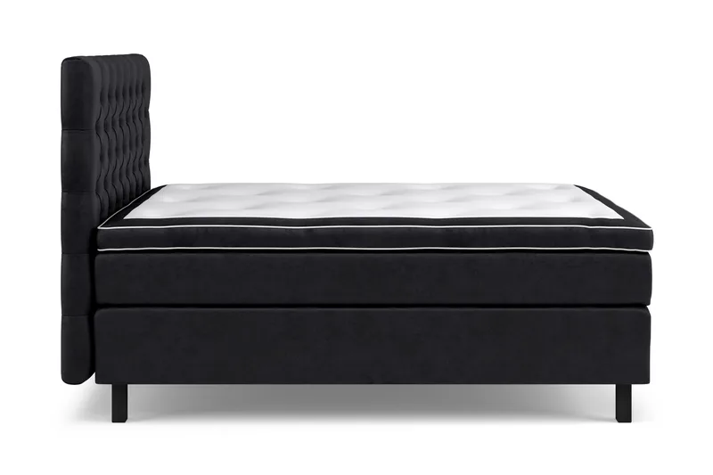 Celine Sängpaket 120x200 cm - Svart/Sammet - Products - Möbler - Säng - Kontinentalsäng