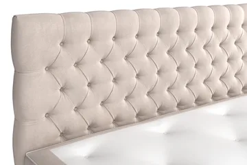 Celine Sängpaket 160x200cm - Beige / Sammet - Products - Möbler - Säng - Kontinentalsäng