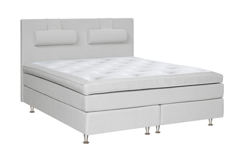 Charleston Kontinentalsäng 160x200 Fast Valbar Malaga, Malaga Ljusgrå