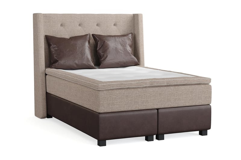 Cuba Kontinentalsäng 140x200 - (+Fler val) Beige/Brun - Products - Möbler - Säng - Kontinentalsäng