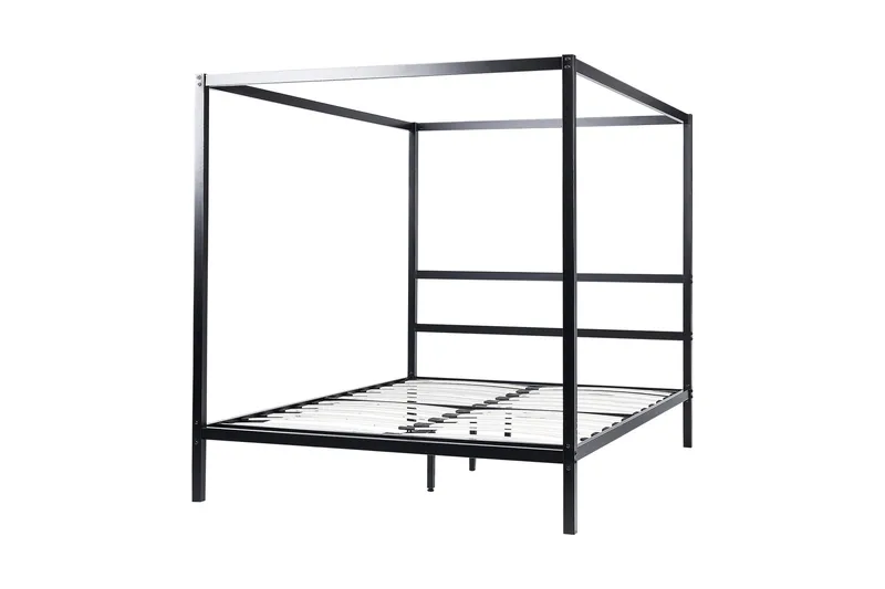 Denaya Himmelsäng 140x200 cm - Svart - Products - Möbler - Säng - Himmelsäng