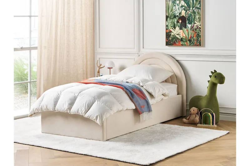 Diantha Sängram 90x200 cm - Beige - Products - Möbler - Säng - Säng med förvaring