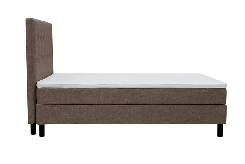 Dream Komplett Sängpaket 140x200 cm Knappar - Brun - Products - Möbler - Säng - Kontinentalsäng