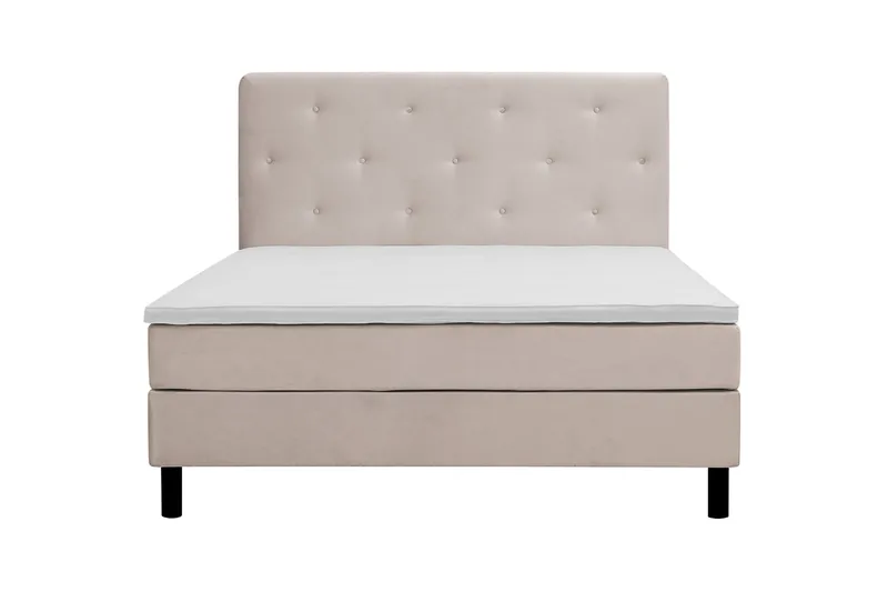 Dream Komplett Sängpaket 180x200 cm Assymetriska knappar, Beige