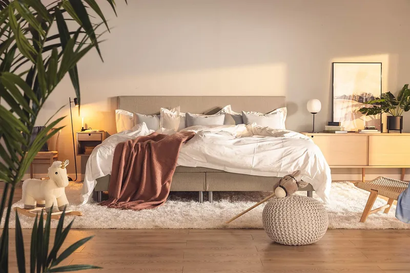 Ella Familjesäng Sängpaket 240x200  cm - (+Fler val) Mullvad - Products - Möbler - Säng - Kontinentalsäng