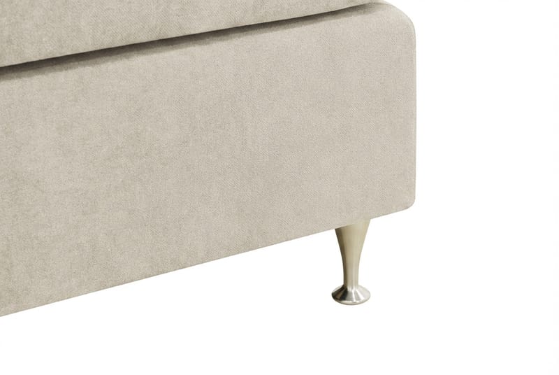 Hilton Premium Kontinentalsäng 160x200 cm - Beige Tyg - Products - Möbler - Säng - Kontinentalsäng