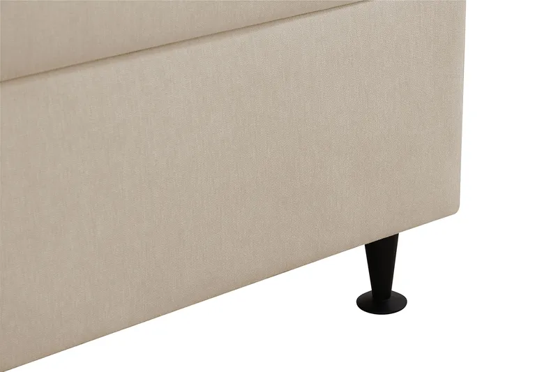 Hilton Plus Komplett Sängpaket med Förvaring 180x200 cm - Beige - Products - Möbler - Säng - Enkelsäng