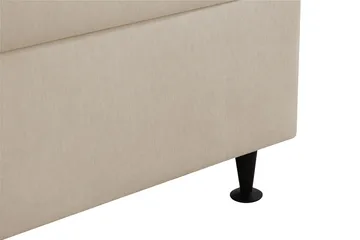 Hilton Plus Komplett Sängpaket med Förvaring 90x200 cm - Beige - Products - Möbler - Säng - Enkelsäng