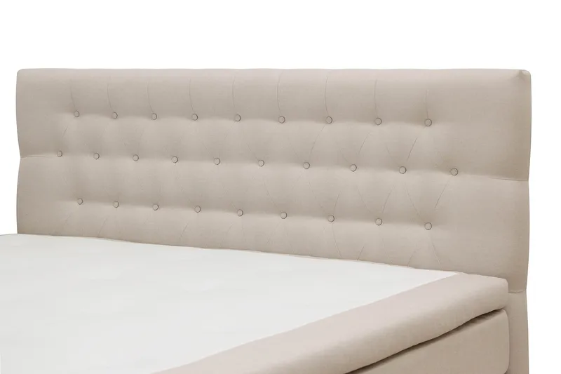 HVILA Classic Komplett Sängpaket 160x200 cm Kontinentalsäng med diamant sänggavel - Beige - Products - Möbler - Säng - Kontinentalsäng