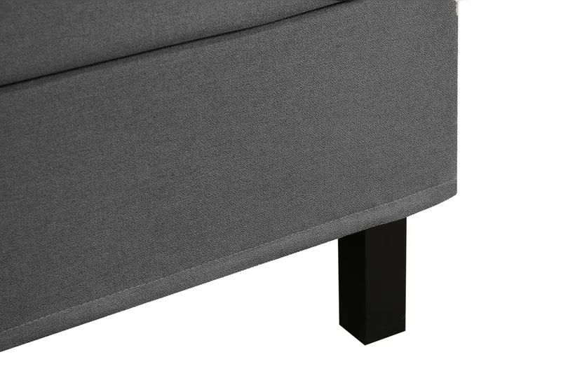 HVILA Classic Komplett Sängpaket 180x200 cm Kontinentalsäng med rutad sänggavel - Grå - Products - Möbler - Säng - Kontinentalsäng