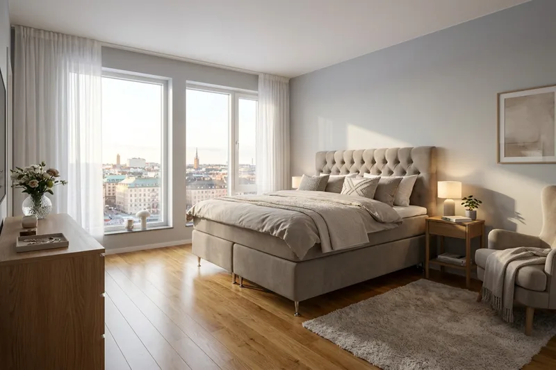 HVILA Lyx Kontinentalsäng 160x200 cm - Brun - Products - Möbler - Säng - Kontinentalsäng
