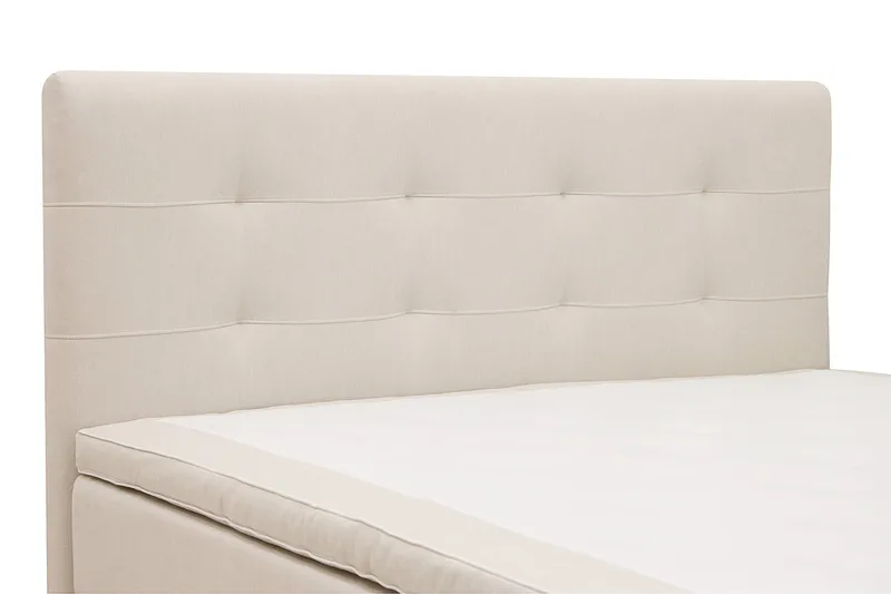 HVILA Premium Kontinentalsäng 180x200 cm - Ljusbeige Tyg - Products - Möbler - Säng - Kontinentalsäng