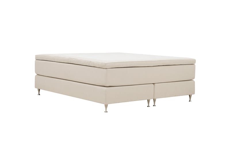 HVILA Premium Kontinentalsäng 180x200 cm - Ljusbeige Tyg - Products - Möbler - Säng - Kontinentalsäng