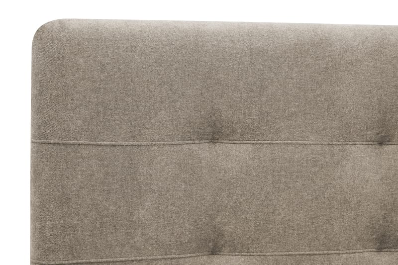 HVILA Premium Komplett Sängpaket 180x200 cm Kontinentalsäng med Sänggavel - Ljusbrun Tyg - Products - Möbler - Säng - Kontinentalsäng