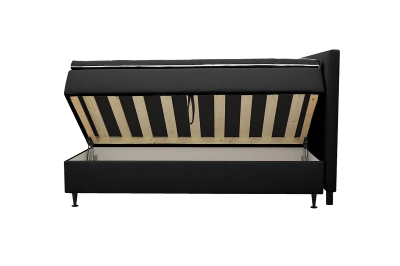 HVILA Plus Komplett Sängpaket med Förvaring 160x200 cm - Antracit - Products - Möbler - Säng - Enkelsäng