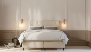 HVILA Plus Komplett Sängpaket 160x200 cm - Ljusbeige - Products - Möbler - Säng - Komplett sängpaket
