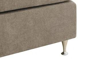 HVILA Premium Komplett Sängpaket 180x200 cm Kontinentalsäng med Sänggavel - Ljusbrun Tyg - Products - Möbler - Säng - Kontinentalsäng