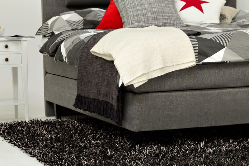 James Kontinentalsäng 180 cm - Grå - Products - Möbler - Säng - Kontinentalsäng