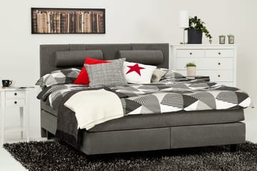 James Kontinentalsäng 180x200 cm - Ljusgrå - Products - Möbler - Säng - Kontinentalsäng