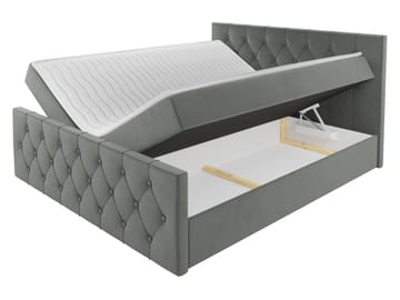 Jitendra Sängpaket Kontinentalsäng 160x200 cm med Förvaring - Svart - Products - Möbler - Säng - Komplett sängpaket