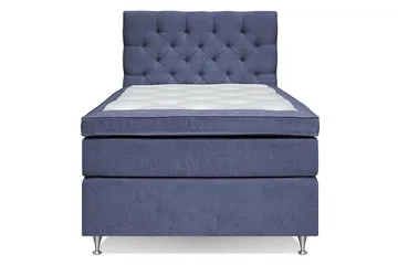 Utan sänggavel - Mörkblå