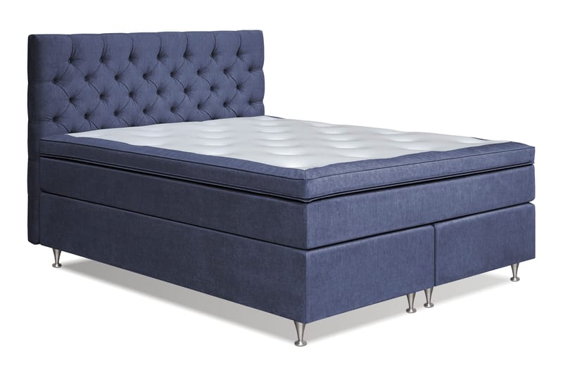 Joluma Kontinentalsäng Fast 180x200 cm - (+Fler val) 180x200 cm Mörkblå - Products - Möbler - Säng - Enkelsäng