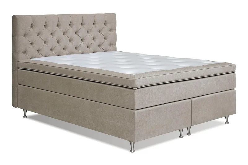 Joluma Sängpaket Fast 160x200 cm, (+Fler val) 160x200 cm Beige
