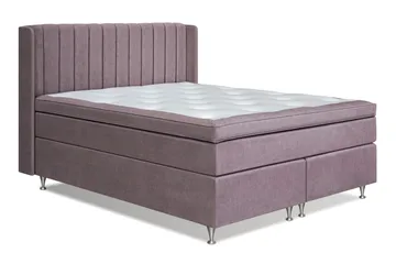 Sänggavel Linjer - Mörkrosa