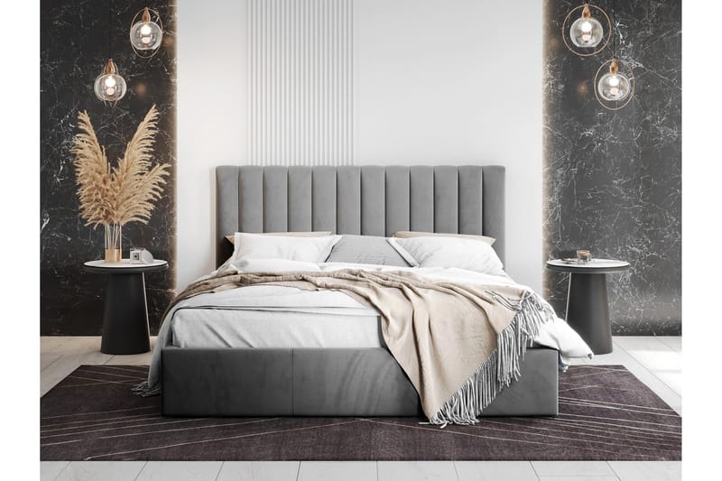 Laargard / Cosmo Sängram 120x200 cm - Grå - Products - Möbler - Säng - Sängram & sängstomme