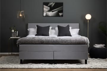 Lucky 150 Kontinentalsäng - Mellangrå - Products - Möbler - Säng - Kontinentalsäng