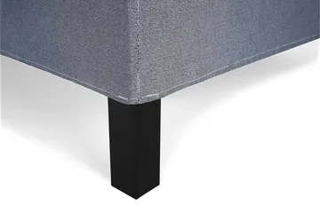 Lucky Komplett Sängpaket 120x200 Latex Diamant Sänggavel - Nackkudde Liten Mörkblå - Products - Möbler - Säng - Enkelsäng