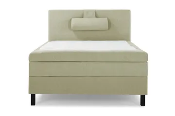 Lucky Komplett Sängpaket 120x200 Memory Slät Sänggavel, Nackkudde Stor Grön