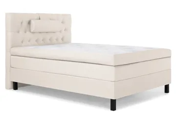 Lucky Komplett Sängpaket 120x200 Polyeter Diamant Sänggavel - Nackkudde Stor Beige - Products - Möbler - Säng - Enkelsäng